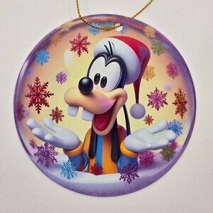 Goofy Christmas Metal Ornament